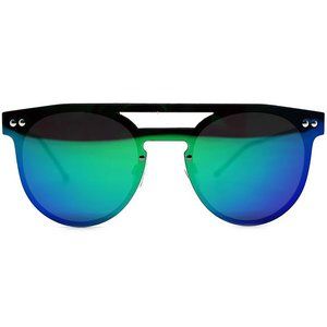 Spitfire Prime Sunglasses in Silver/Green